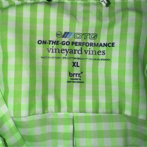Vineyard Vines NWT Mens On the Go Performance Button Down Shirt - Picture 6 of 9